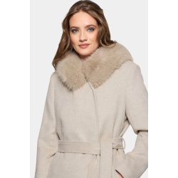 Talia - Dark Cream - Blue Fox Fur - Beige